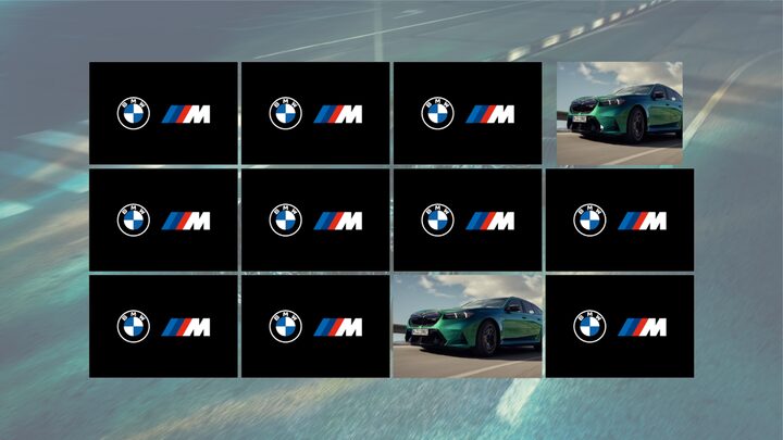 BMW 카드 짝 맞추기